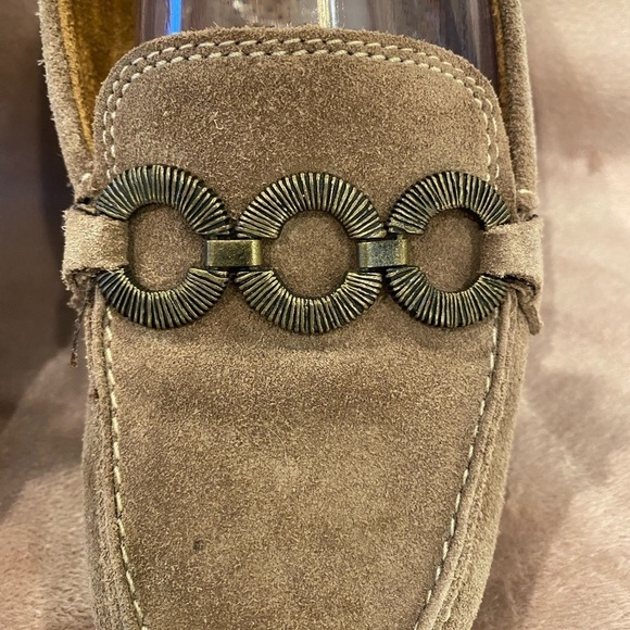 Naturalizer Women Casper Loafer size 7.5 brown Taupe Suede Slip on Comfort - Picture 3 of 12